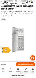 Congelatore Whirlpool WHMFF 6312 W4E