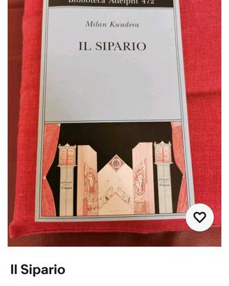 libro Il Sipario - M. Kundera 