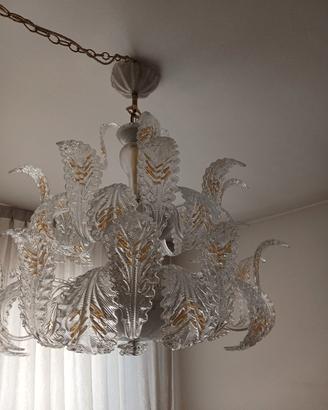 lampadario vetro Murano