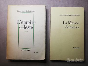 FRANCOISE  MALLET-JORIS-  2 libri RARI