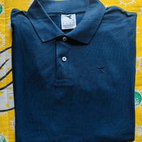 Polo Diadora Blu