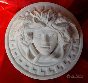 Mitologica Medusa scultura, diametro 30 cm