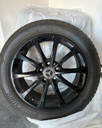 4 Cerchi in lega 17" Mercedes + Gomme Invernali