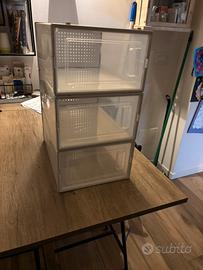 Scatole contenitore per scarpe ed accessori