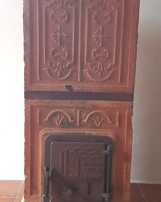 STUFA A LEGNA IN TERRACOTTA PRIMO 900