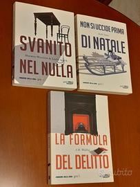 3 libri gialli da collezione pubblicati da Corrier