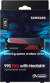 Samsung 990 PRO Heatsink SSD NVMe M.2 4TB