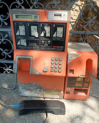 telefono pubblico gettoni Rotor vintage