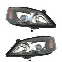 FARI XENON PER OPEL ASTRA G 97-04 FONDO NERO