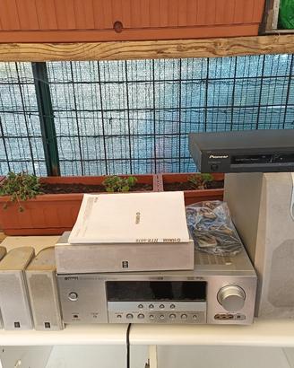 Stereo Yamaha con 5 casse acustiche