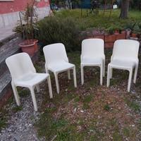 sedie Selene di Vico Magistretti  per artemide