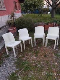 sedie Selene di Vico Magistretti  per artemide