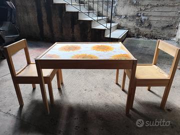 tavolino e sedie bambini IKEA
