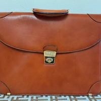 Borsa portadocumenti in pelle - vintage -