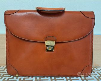 Borsa portadocumenti in pelle - vintage -