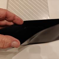 PORTA ASSEGNI FANTONI in vera pelle, colore nero