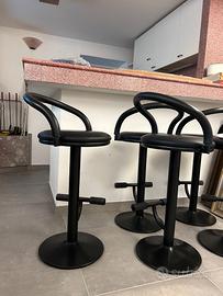 Sgabelli BIEFFEPLAST in pelle