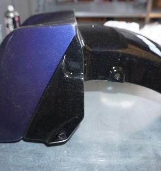 Yamaha t max parafango nuovo blu