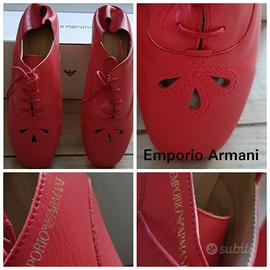 stringate in nappa Emporio Armani 