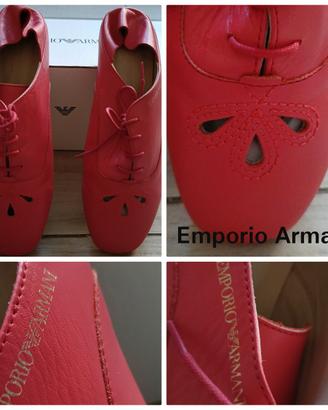 stringate in nappa Emporio Armani 