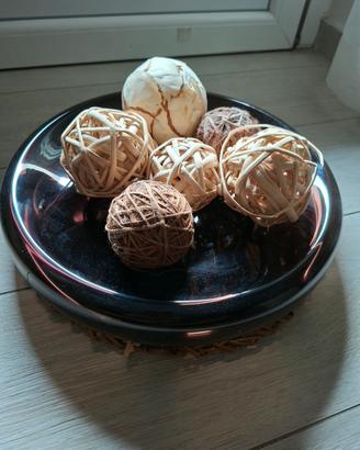 Vaso di arredo in vetro