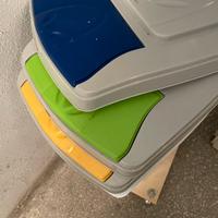 Quattro Secchi spazzatura impilabili