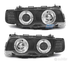 FARI BMW SERIE 7 E38 98-01 ANGEL EYES FONDO NERO