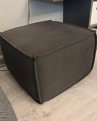 Pouf grigio