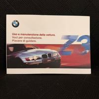 USO E MANUTENZIONE BMW Z3 - 1997 EDIZIONE ITALIANA