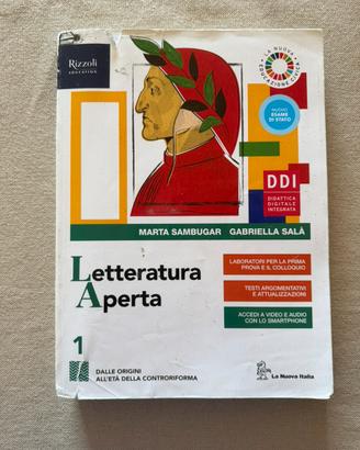 Letteratura Aperta 1 - libro di italiano scuola