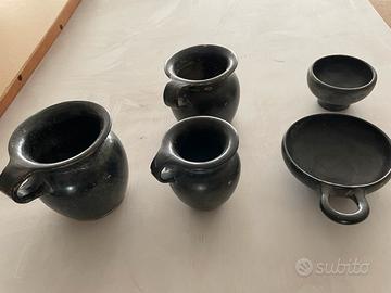 Porta unguenti antichi stile etrusco da collezione