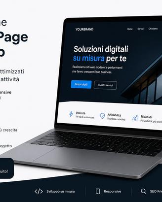 Realizzazione Landing Page e Siti Web Moderni
