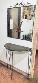 consolle con specchio da ingresso 