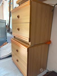 Coppia di comodini in stile vintage