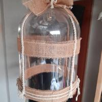Lampadario handmade shabby chic