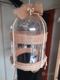 Lampadario handmade shabby chic