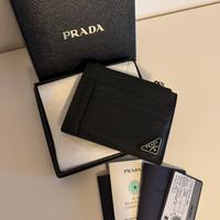 Portacarte in saffiano prada