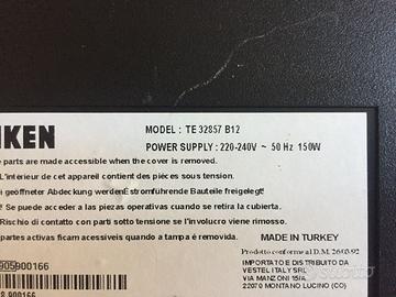 SCHEDE PER TV:   LCD TE 32857 B12 E  - TE32860 B19