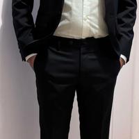 Abito uomo 100% lana vergine blu notte  Cerruti