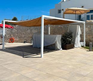 Strutture-gazebo in alluminio elettro-saldato