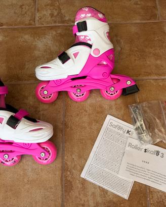 Pattini rotelle roller blade bambina
