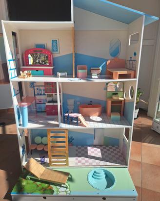 casa in legno barbie