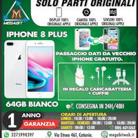 Iphone 8+ 64gb bianco - totalmente originale