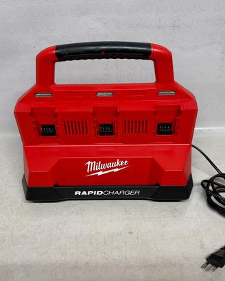 Milwaukee M18 PC6 CaricaBatterie Multiplo x6