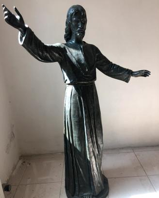 Statua in bronzo raffigurante Cristo