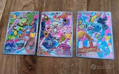 carte Pokemon compagnia d'avventura trio serie 2