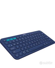 Logitech K380 mini tastiera Bluetooth blu QWERTY