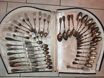 Set posate argento Renaud & J Clermont Geneve Nice