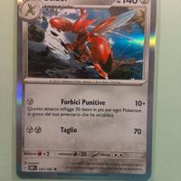 Carta Pokémon Scizor 141/197 (Ossidiana Infuocata)