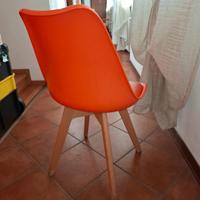 sedie polietilene e legno